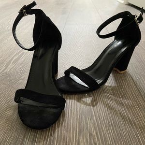 Black Block Heels